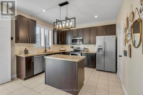 2463 Winlord Place, Oshawa, ON - Indoor Photo Showing Kitchen With Stainless Steel Kitchen With Upgraded Kitchen