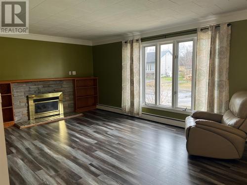 51 High Street, Baie Verte, NL - Indoor Photo Showing Living Room With Fireplace
