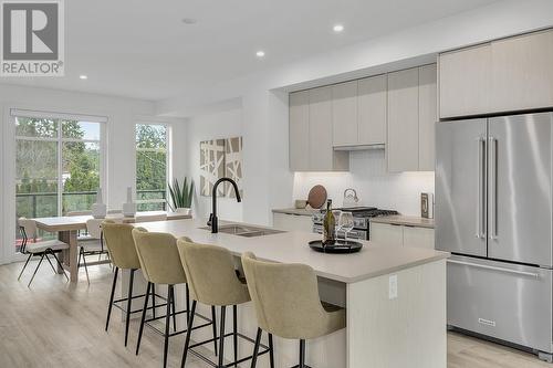 1455 Cara Glen Court Unit# 108, Kelowna, BC - Indoor Photo Showing Kitchen With Stainless Steel Kitchen With Upgraded Kitchen