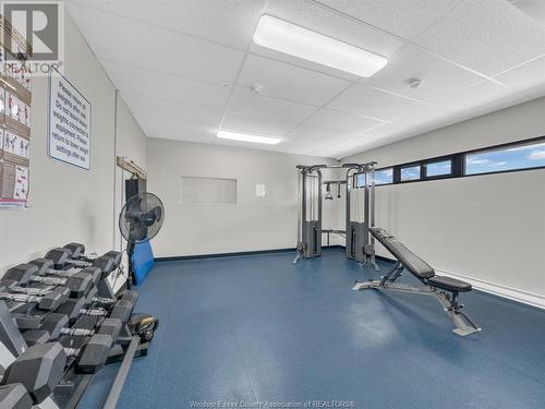 150 Park St W Unit# 3109, Windsor, ON - Indoor Photo Showing Gym Room