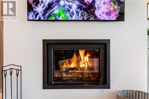 63 Old Highway 607, Alban, ON - Indoor Photo Showing Living Room With Fireplace