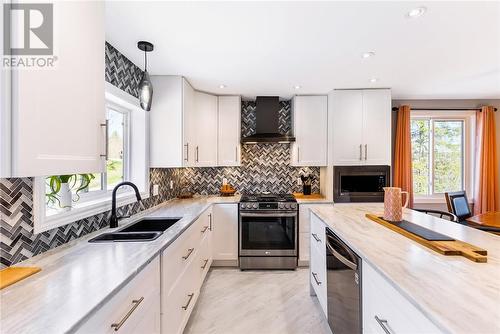 63 Old Highway 607, Alban, ON - Indoor Photo Showing Kitchen With Double Sink