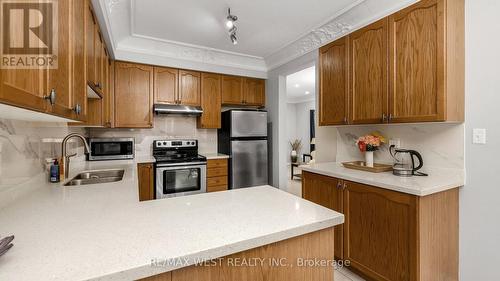 47 Flurry Circle, Brampton, ON - Indoor Photo Showing Kitchen With Double Sink