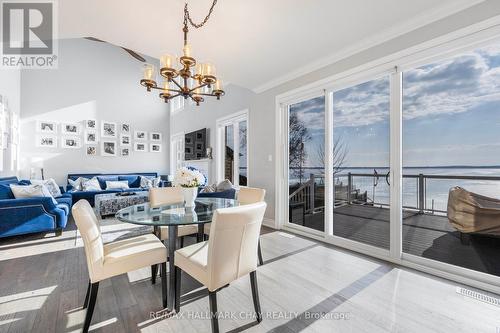 681 Lakelands Avenue, Innisfil, ON - Indoor Photo Showing Dining Room With Body Of Water