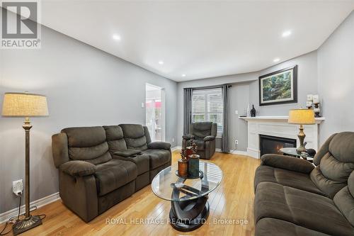 3 Knotty Pine Drive, Whitby, ON - Indoor Photo Showing Living Room With Fireplace
