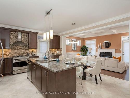 12 Valley Point Cres, King, ON - Indoor Photo Showing Kitchen With Double Sink With Upgraded Kitchen