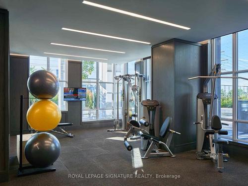 527-5 Mabelle Ave, Toronto, ON - Indoor Photo Showing Gym Room