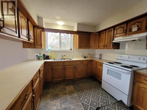 3503 Sparks Street, Terrace, BC - Indoor Photo Showing Kitchen With Double Sink