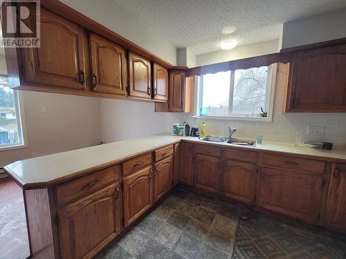 3503 Sparks Street, Terrace, BC - Indoor Photo Showing Kitchen With Double Sink