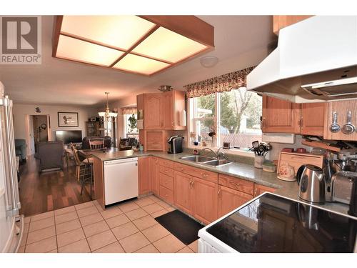 536-537 Loon Avenue, Vernon, BC - Indoor Photo Showing Kitchen With Double Sink