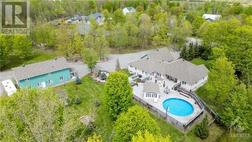 Aerial view - 2573 Mitchell Street, Ottawa, ON - Outdoor With Above Ground Pool With View