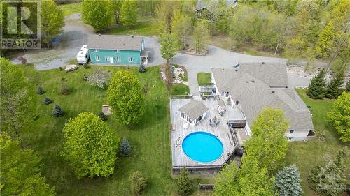 2nd Aerial view - 2573 Mitchell Street, Ottawa, ON - Outdoor With Above Ground Pool With View