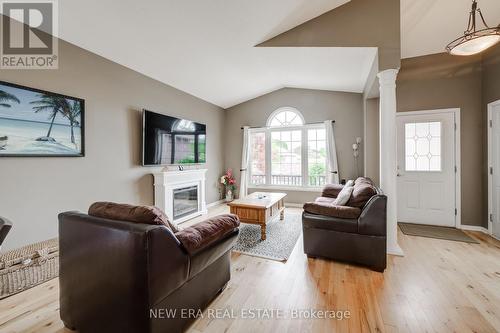 451 Highview Drive, St. Thomas, ON - Indoor Photo Showing Living Room With Fireplace