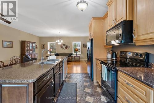 66 Quarry Road, Bancroft, ON - Indoor Photo Showing Kitchen With Double Sink