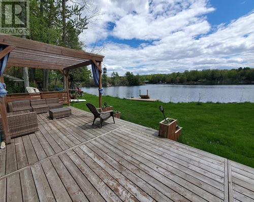 573 Pine Point Lane, Centre Hastings, ON - Outdoor With Body Of Water With Deck Patio Veranda