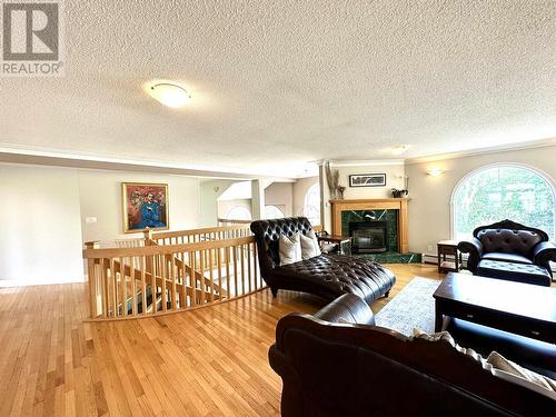 15 Murdoch Road, Prince George, BC - Indoor Photo Showing Living Room With Fireplace