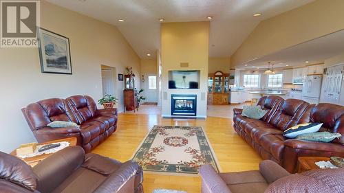 6678 Barrette Road, Fort St. John, BC - Indoor Photo Showing Living Room With Fireplace