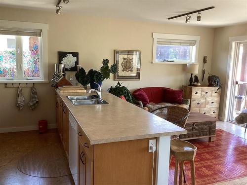 2723 Maryport Ave, Cumberland, BC - Indoor Photo Showing Kitchen With Double Sink