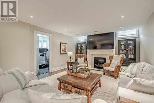 255 Nyla Court, Oakville, ON - Indoor Photo Showing Living Room With Fireplace