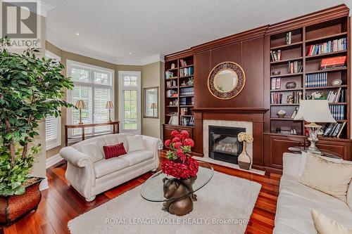 372 River Oak Place, Waterloo, ON - Indoor Photo Showing Living Room With Fireplace