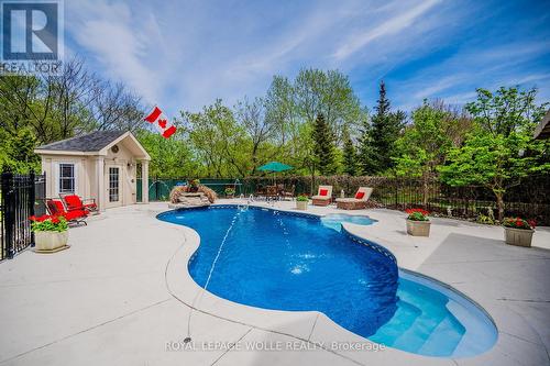 372 River Oak Place, Waterloo, ON - Outdoor With In Ground Pool With Backyard