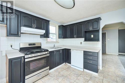 31 Marion Place, Hamilton, ON - Indoor Photo Showing Kitchen With Double Sink