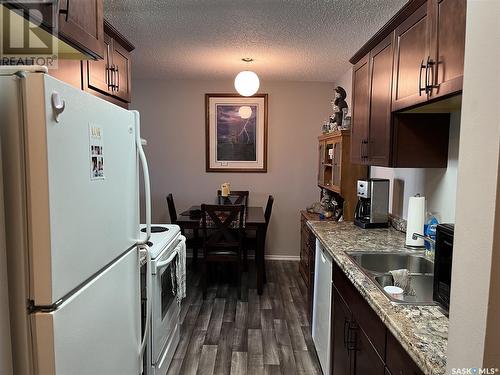 511 1580 Olive Diefenbaker Drive, Prince Albert, SK - Indoor Photo Showing Kitchen With Double Sink