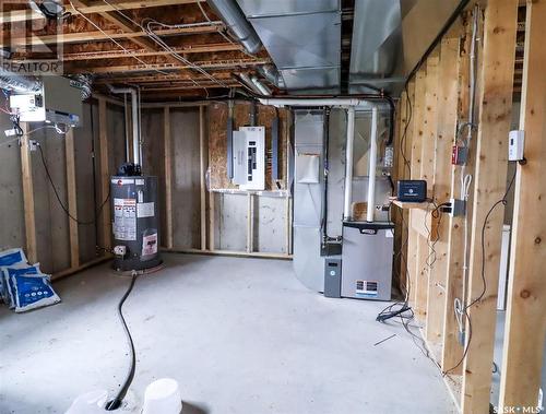 Pittville Acreage, Hazlet, SK - Indoor Photo Showing Basement