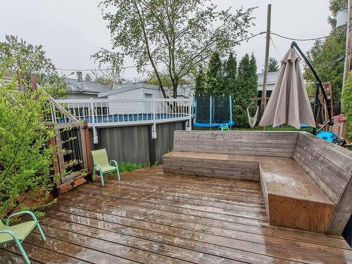 Backyard - 13380 Rue Turcot, Mirabel, QC - Outdoor With Above Ground Pool With Exterior