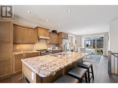 1852 Split Rail Place, Kelowna, BC - Indoor Photo Showing Kitchen With Stainless Steel Kitchen With Double Sink