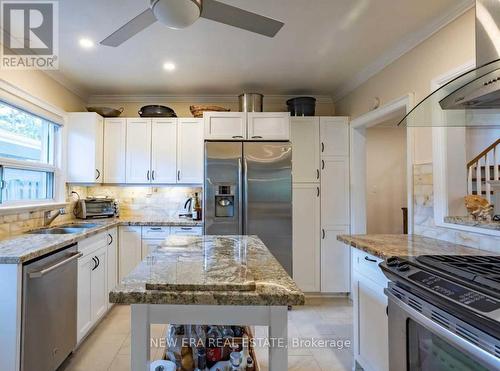 11 Brynston Road, Toronto, ON - Indoor Photo Showing Kitchen With Double Sink