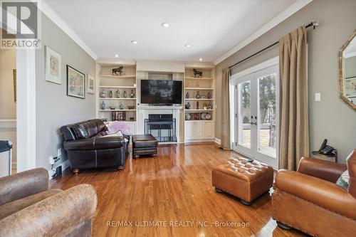 1 Versailles Court, Toronto, ON - Indoor Photo Showing Living Room With Fireplace