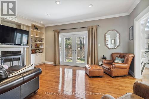 1 Versailles Court, Toronto, ON - Indoor Photo Showing Living Room With Fireplace