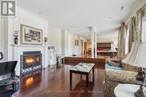 1 Versailles Court, Toronto, ON - Indoor Photo Showing Living Room With Fireplace