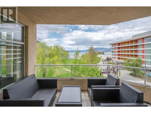 100 Lakeshore Drive Unit# 415, Penticton, BC - Outdoor With Balcony With Exterior