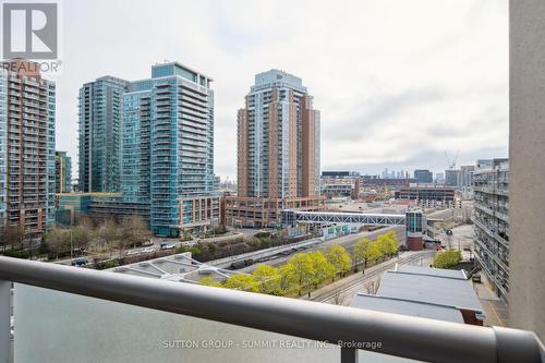 1026 - 1 Shaw Street, Toronto, ON - Outdoor With Balcony With Facade