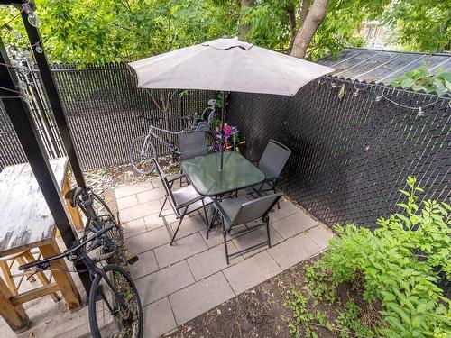 Backyard - 101-7940 Rue Chabot, Montréal (Villeray/Saint-Michel/Parc-Extension), QC - Outdoor With Deck Patio Veranda