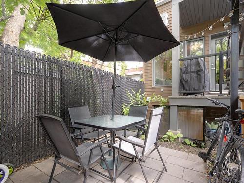 Backyard - 101-7940 Rue Chabot, Montréal (Villeray/Saint-Michel/Parc-Extension), QC - Outdoor With Deck Patio Veranda With Exterior