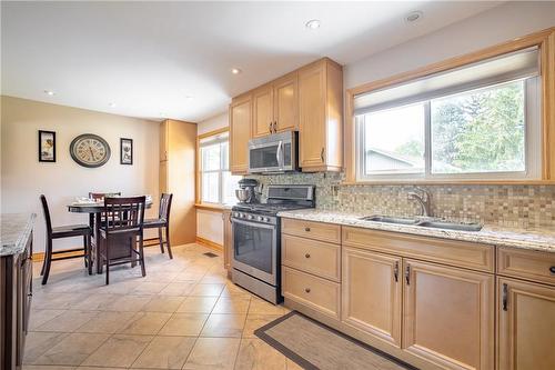 11 Glengarry Road, St. Catharines, ON - Indoor Photo Showing Kitchen With Double Sink