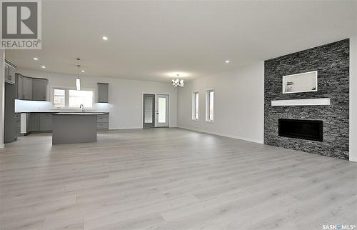 9 2330 Morsky Drive, Estevan, SK - Indoor With Fireplace