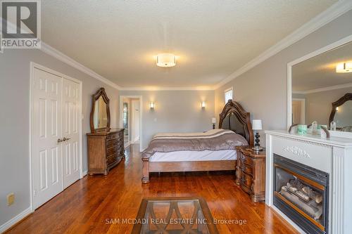 3006 Cornish Road, Mississauga, ON - Indoor Photo Showing Bedroom With Fireplace