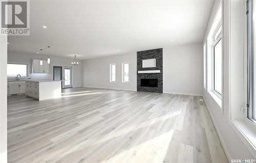 7 2330 Morsky Drive, Estevan, SK - Indoor With Fireplace