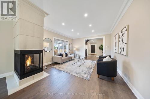 732 Hillview Crescent, Pickering, ON - Indoor With Fireplace