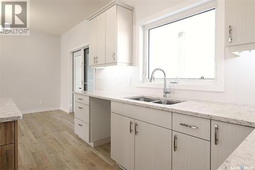 8 2330 Morsky Drive, Estevan, SK - Indoor Photo Showing Kitchen With Double Sink