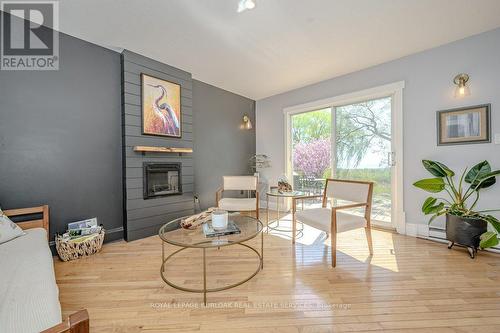 1833* King Road, Burlington, ON - Indoor Photo Showing Living Room With Fireplace