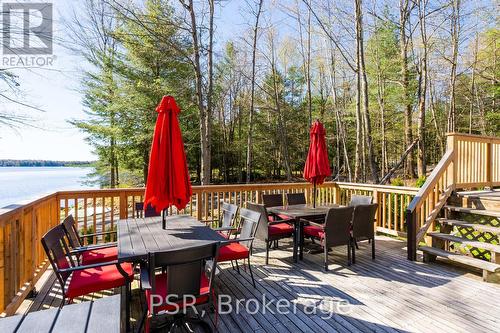 281 Stewart Lake Road, Georgian Bay, ON - Outdoor With Body Of Water With Deck Patio Veranda With Exterior