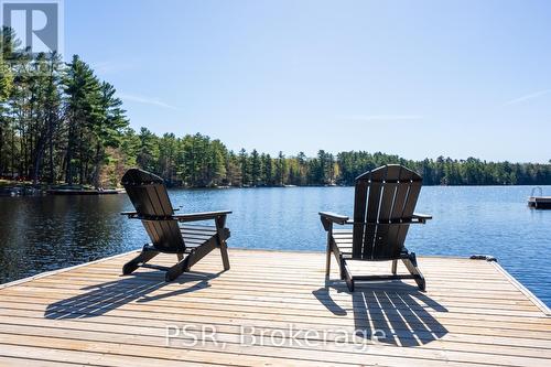 281 Stewart Lake Road, Georgian Bay, ON - Outdoor With Body Of Water With Deck Patio Veranda