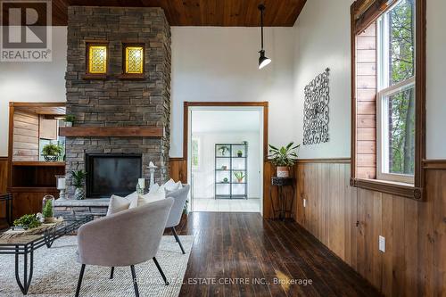 307659 Hockley Road, Mono, ON - Indoor With Fireplace