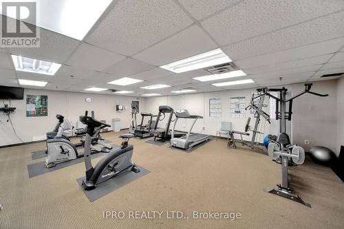 1008 - 20 Cherrytree Drive, Brampton, ON - Indoor Photo Showing Gym Room