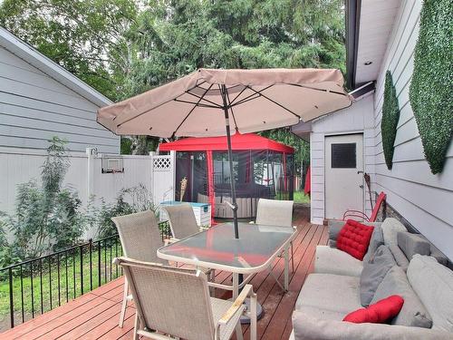 Backyard - 415 6E Avenue, Val-D'Or, QC - Outdoor With Deck Patio Veranda With Exterior